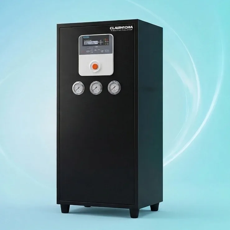ClairHydra commercial RO system supplied and integrated by DhwaNeer